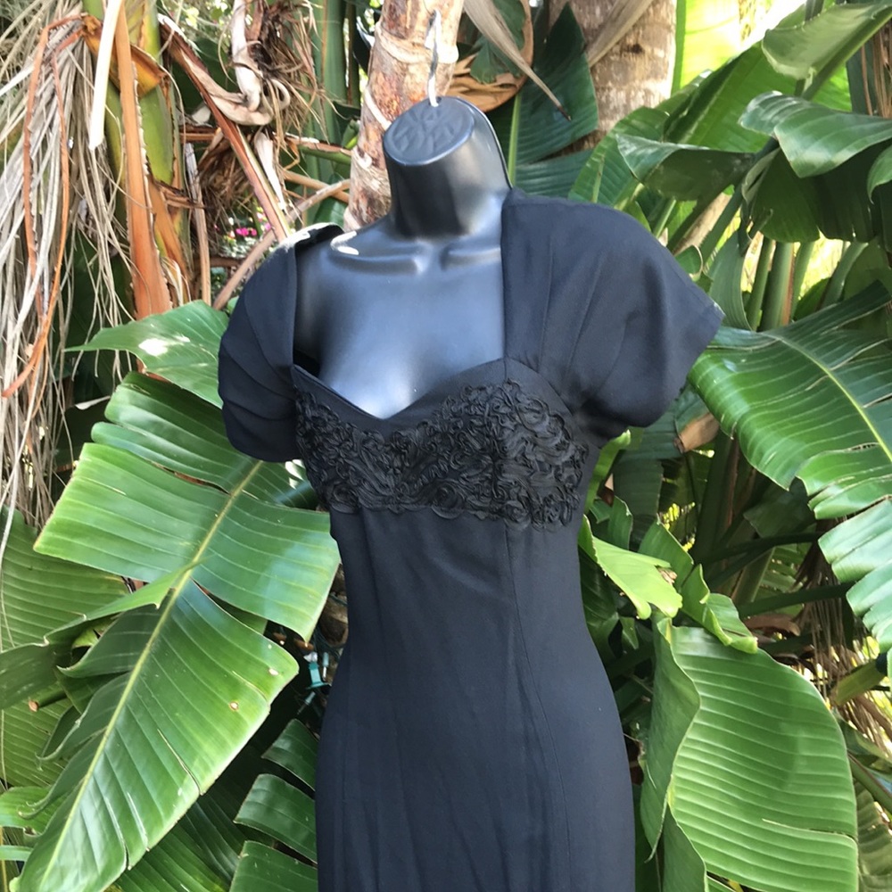 Vintage 80s column dress or wiggle dress